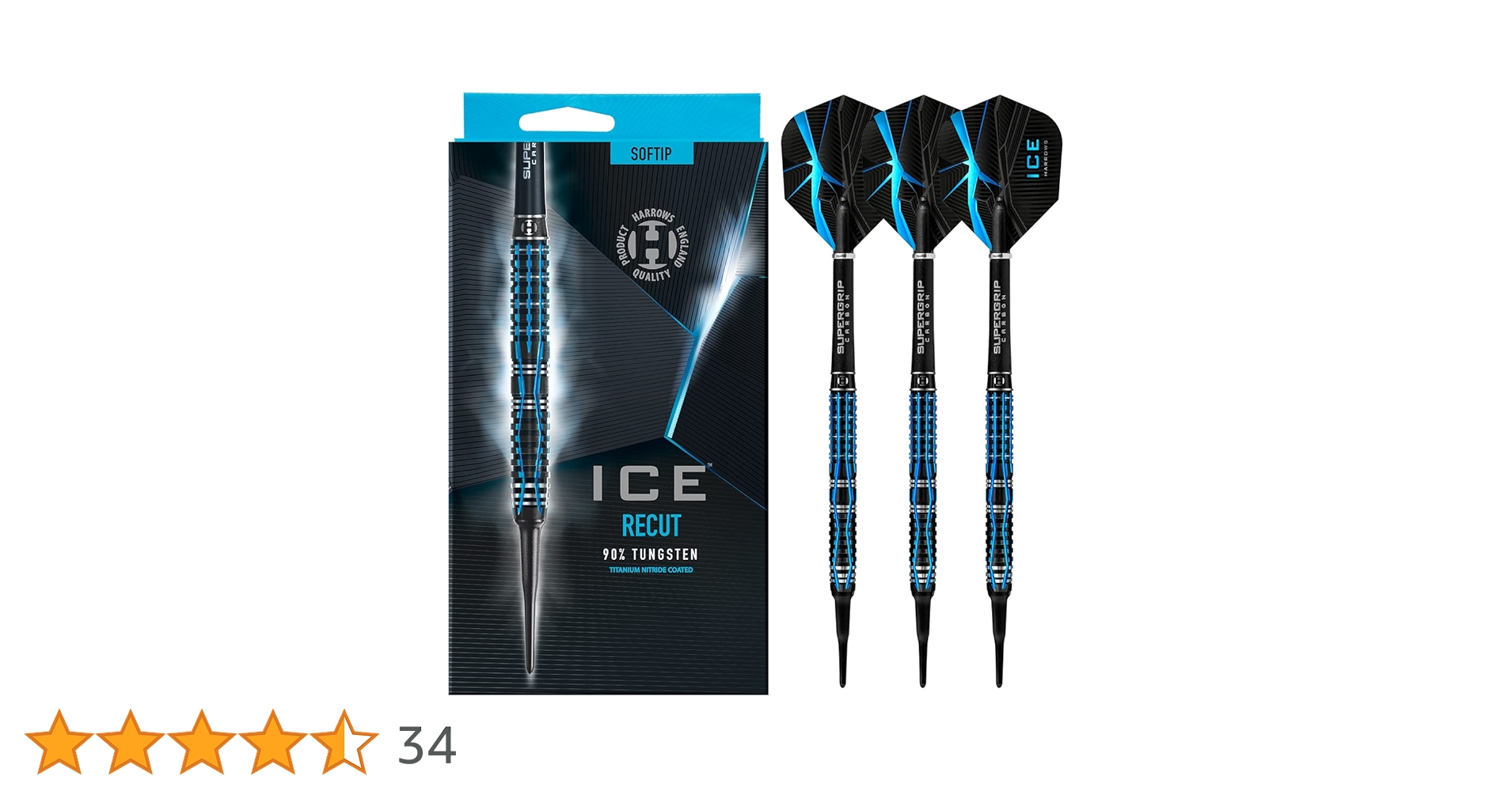 Amazon.co.jp: Harrows Ice Recut 90%タングステンソフトチップ